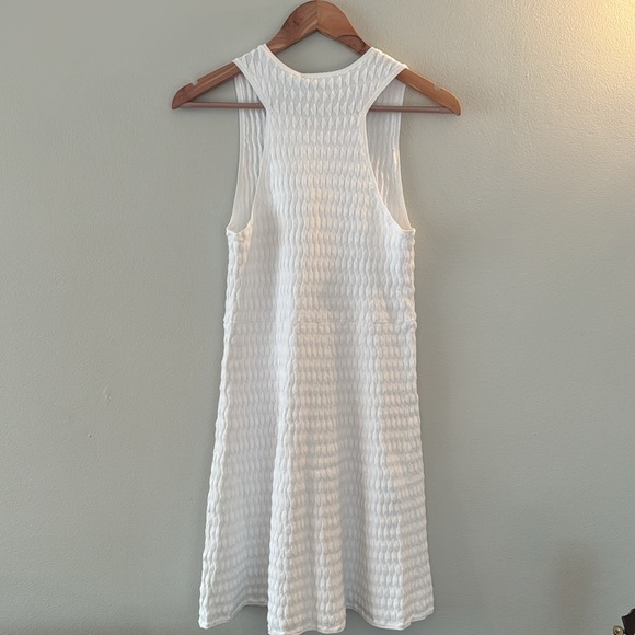 NWT A.L.C. White Sleeveless Viscose/Nylon Dress Women's Medium - Picture 7 of 9